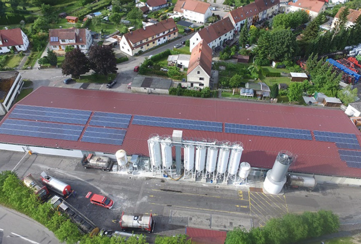 PV Anlage auf Werk 1